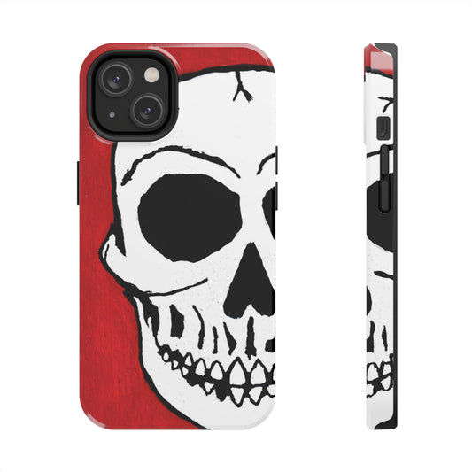 Skull Red - Tough Phone Cases